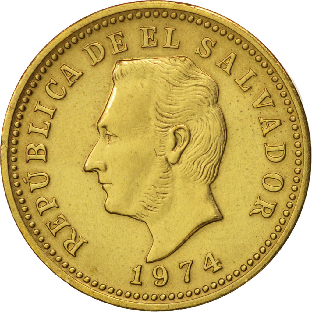 El Salvador, 3 Centavos, 1974, British Royal Mint, AU(55-58), KM:148