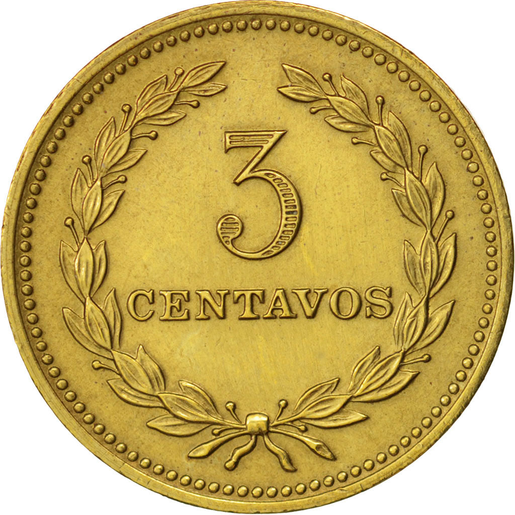 El Salvador, 3 Centavos, 1974, British Royal Mint, AU(55-58), KM:148