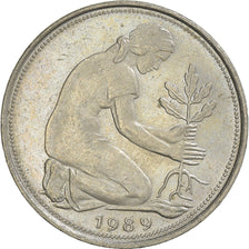Coin, GERMANY - FEDERAL REPUBLIC, 50 Pfennig, 1989