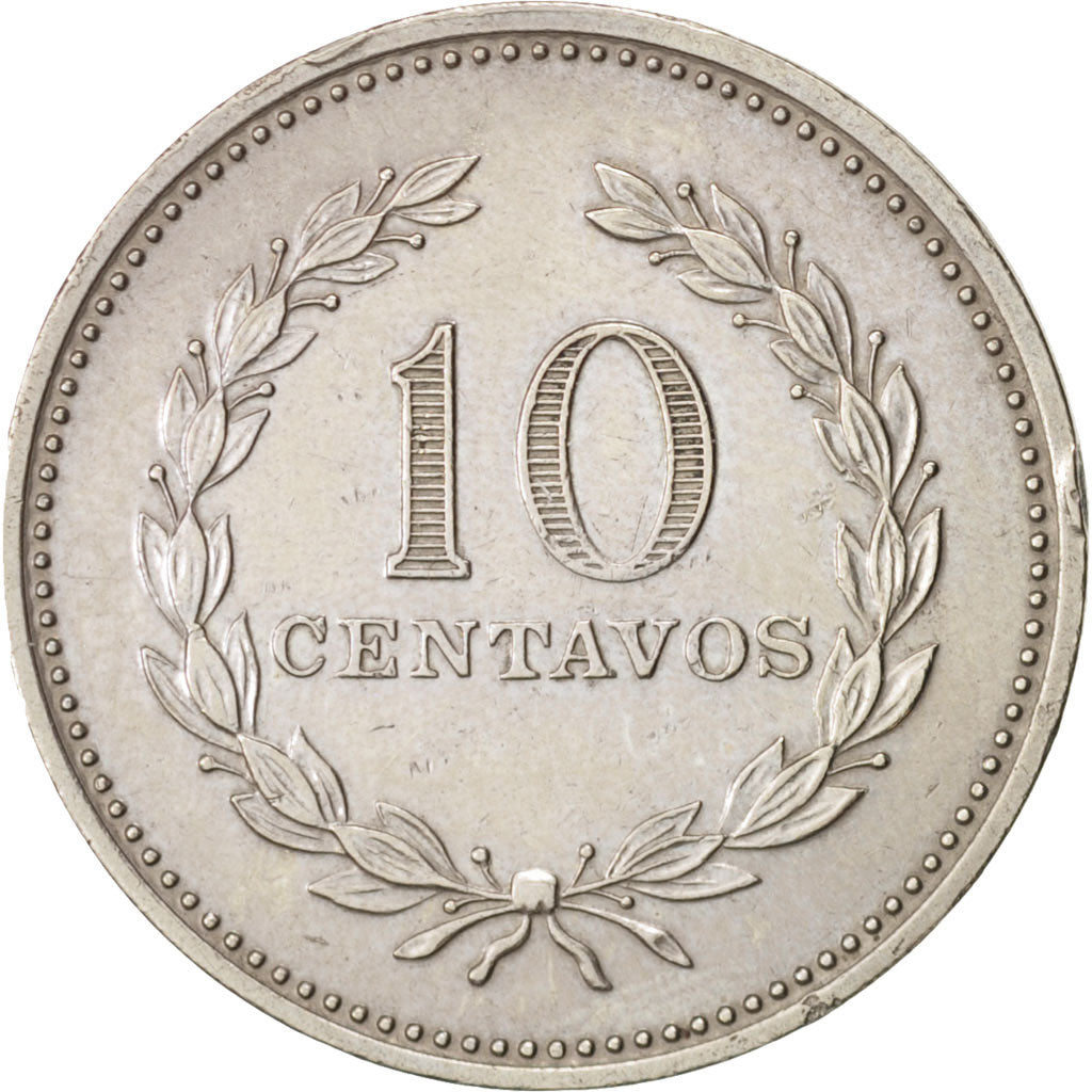 El Salvador, 10 Centavos, 1975, British Royal Mint, England, AU(50-53), KM:150