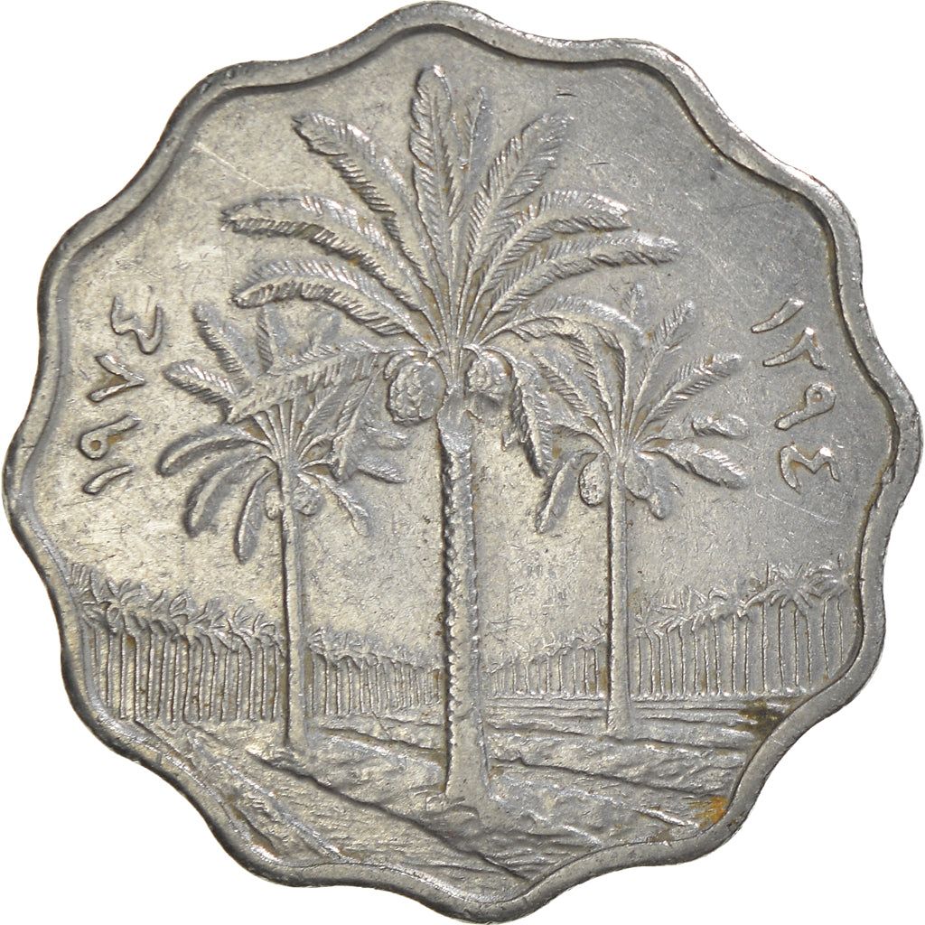 Coin, Iraq, 10 Fils, 1974