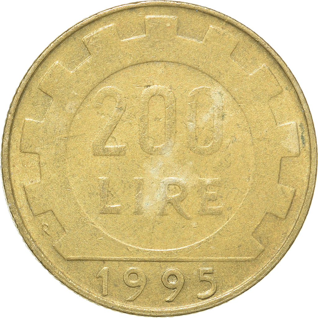 Moneta, Italia, 200 Lire, 1995