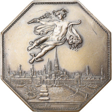 Francia, Token, Chambre de Commerce de Rouen, 1802, Lecomte, EBC+, Plata