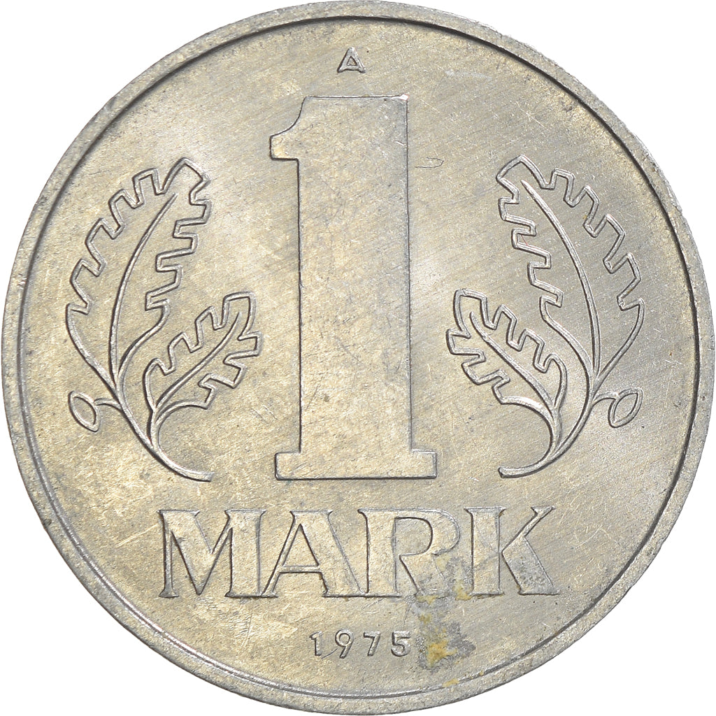 Moeda, ALEMANHA - REPÚBLICA DEMOCRÁTICA, Mark, 1975
