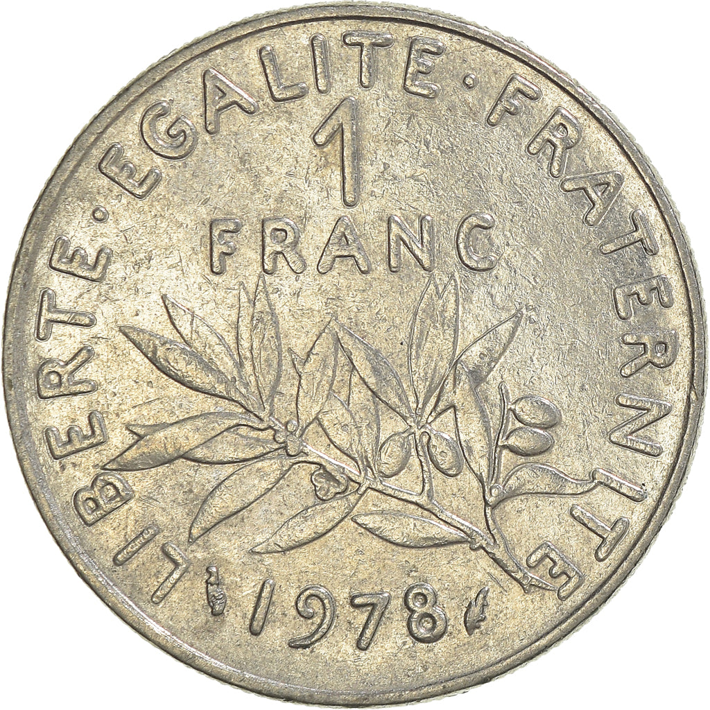 Monnaie, France, Franc, 1978