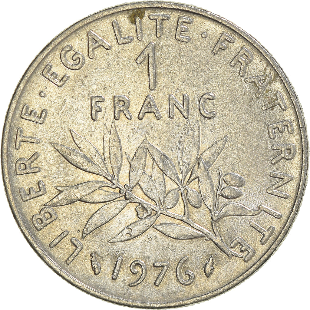Moeda, França, Franc, 1976