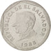 El Salvador, 25 Centavos, 1988, SPL, Stainless Steel, KM:157