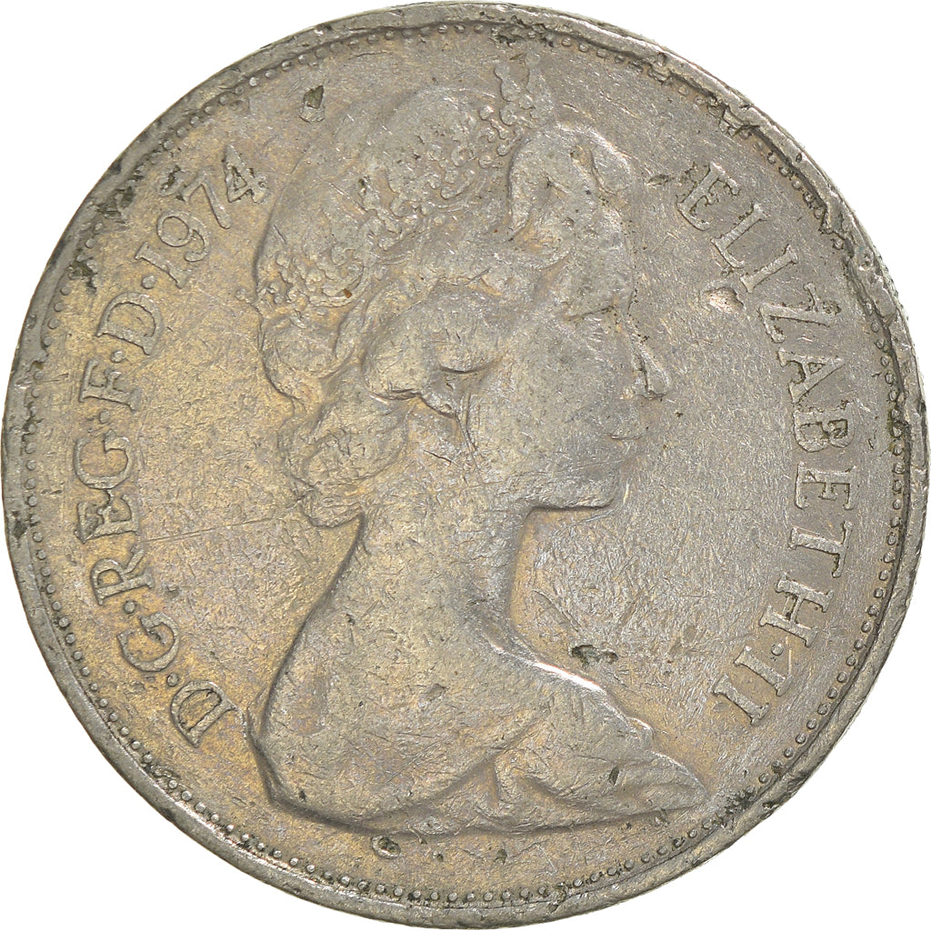 Moeda, Grã-Bretanha, 10 New Pence, 1974