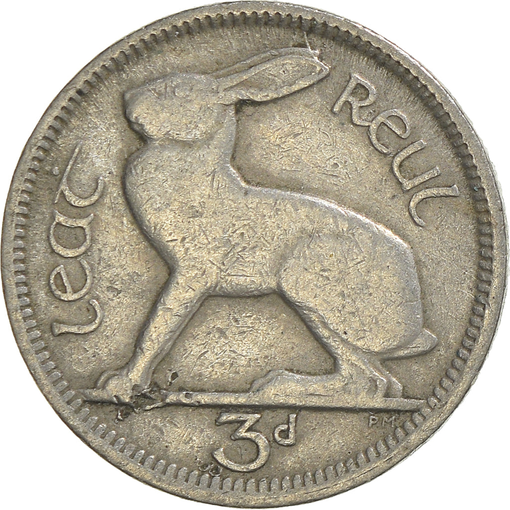 Münze, IRELAND REPUBLIC, 3 Pence, 1942