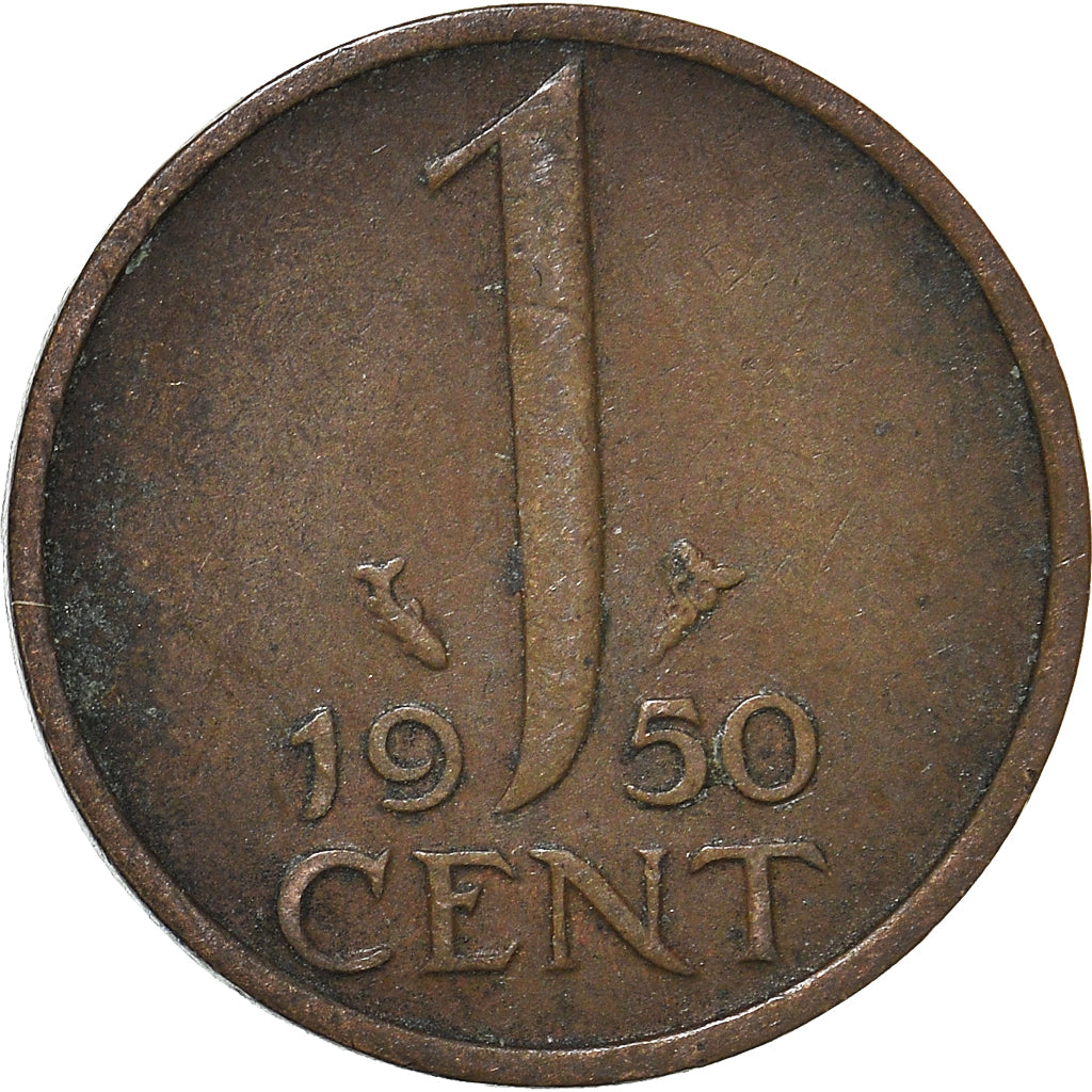 Moneda, Países Bajos, Cent, 1950