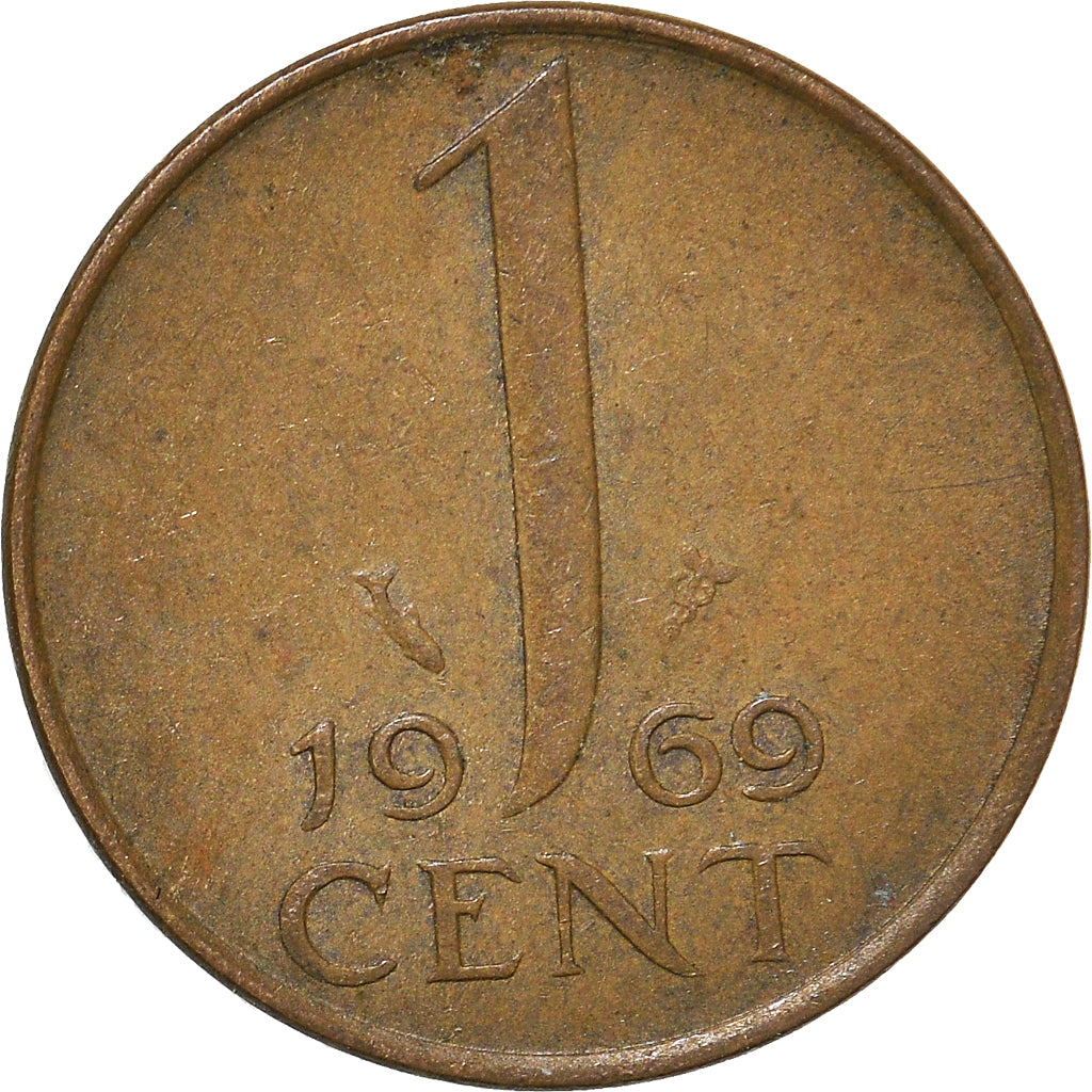 Münze, Niederlande, Cent, 1969
