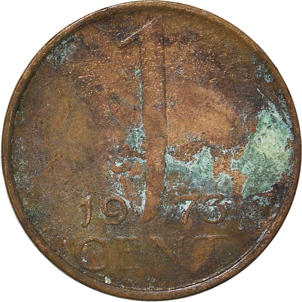 Monnaie, Pays-Bas, Cent, 1973