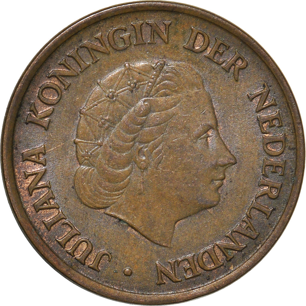 Moeda, Países Baixos, 5 Cents, 1964