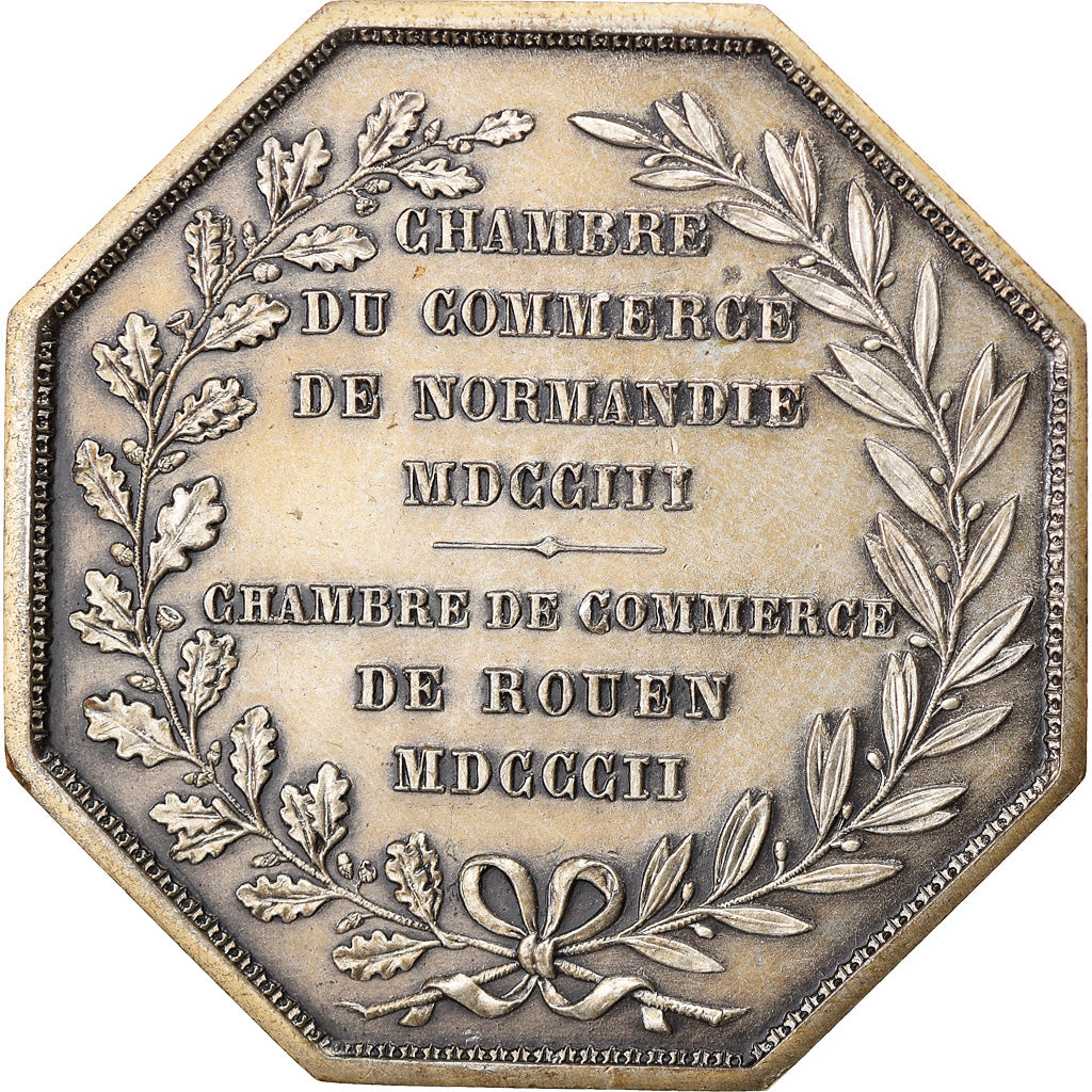 France, Token, Chambre de Commerce de Rouen, Business & industry, 1802, Lecomte