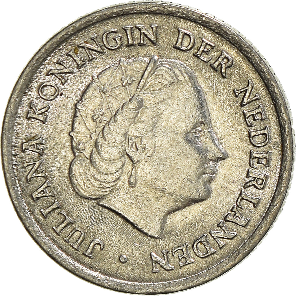 Münze, Niederlande, 10 Cents, 1965