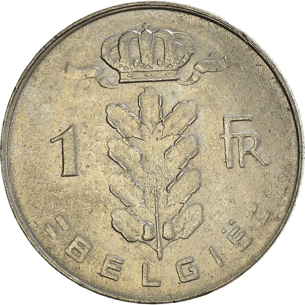 Münze, Belgien, Franc, 1977