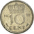Moneda, Países Bajos, 10 Cents, 1951