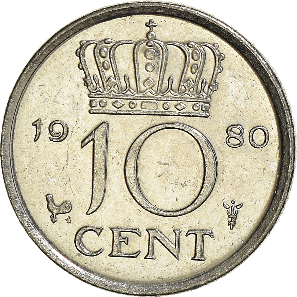 Moeda, Países Baixos, Cent, 1980