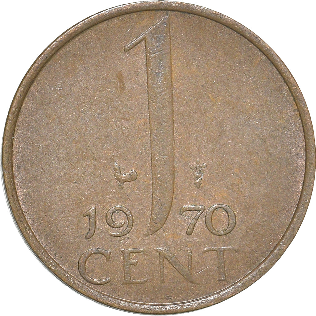 Monnaie, Pays-Bas, Cent, 1970