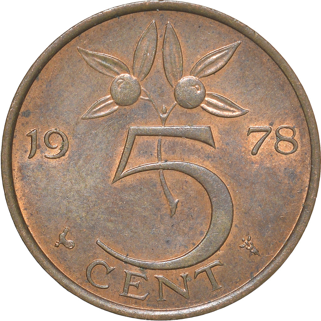 Moneta, Paesi Bassi, 5 Cents, 1978