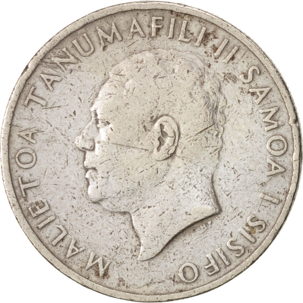 Samoa, 10 Sene, 1967, VF(20-25), Copper-nickel, KM:4