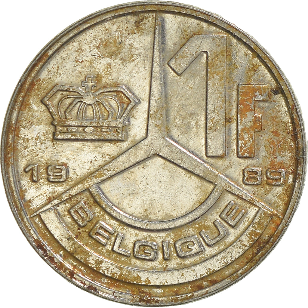 Moneta, Belgia, Franc, 1989