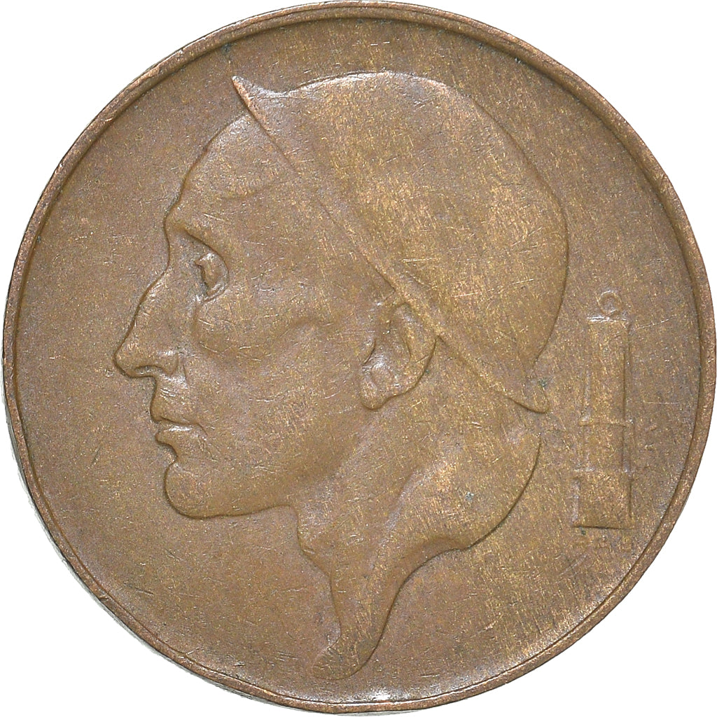 Münze, Belgien, 50 Centimes, 1953