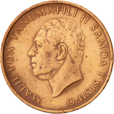 Moneda, Samoa, 2 Sene, 1967, MBC, Bronce, KM:2