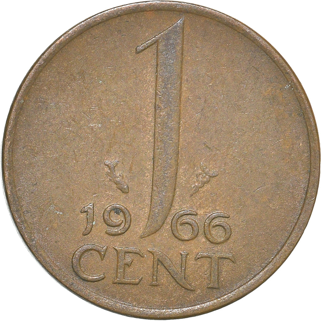 Coin, Netherlands, Cent, 1966