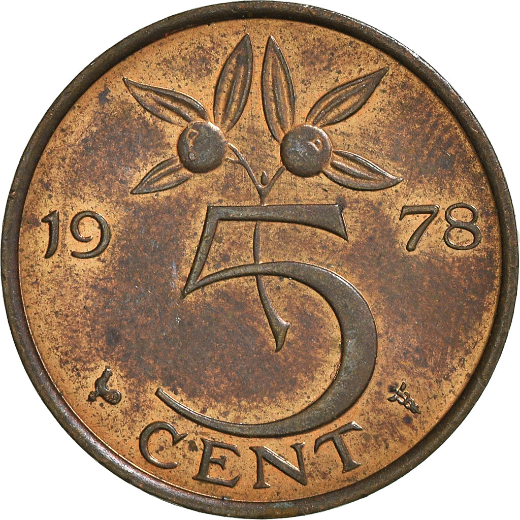 Münze, Niederlande, 5 Cents, 1978