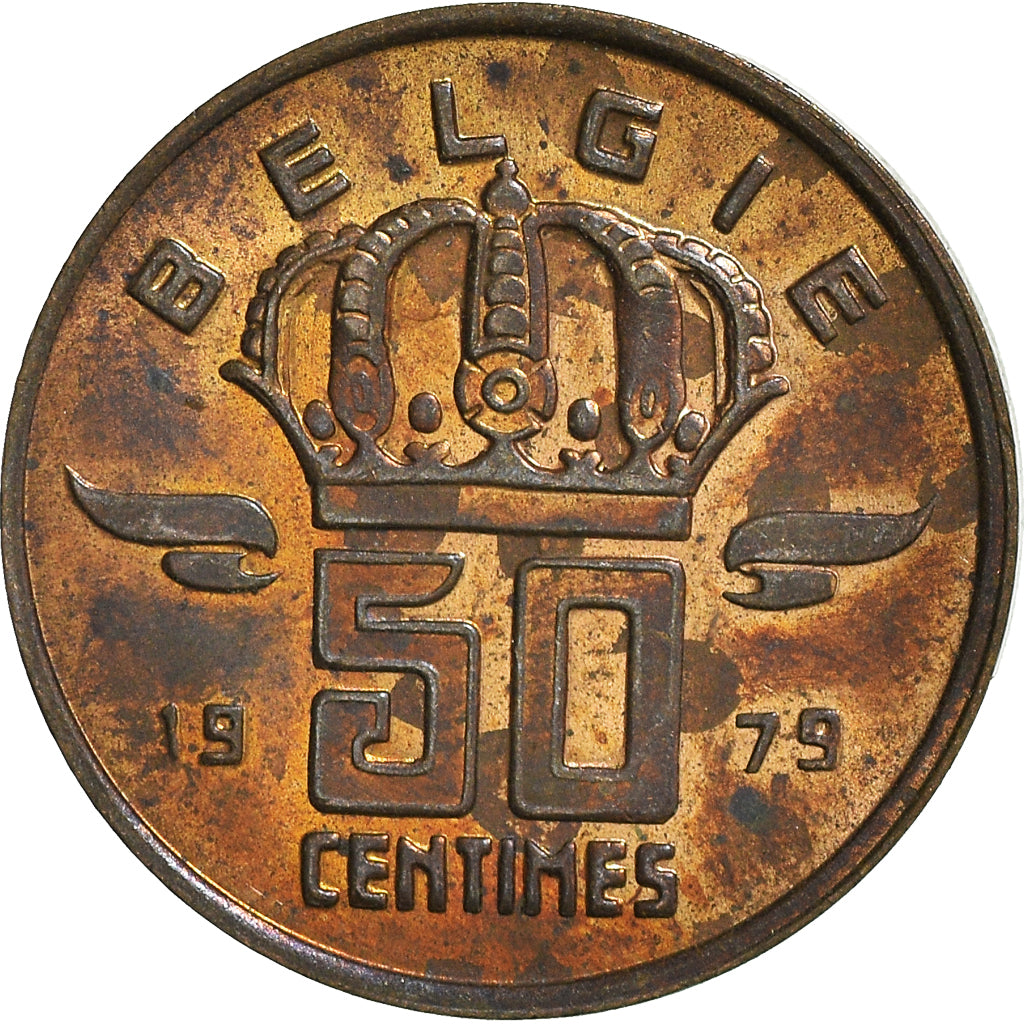 Moneta, Belgio, 50 Centimes, 1979