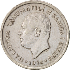 Coin, Samoa, 5 Sene, 1974, AU(50-53), Copper-nickel, KM:14