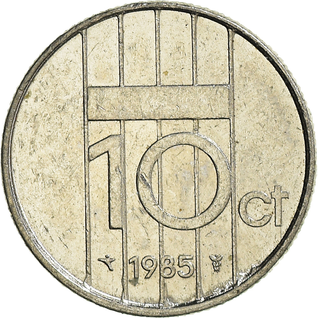Munten, Nederland, 10 Cents, 1985