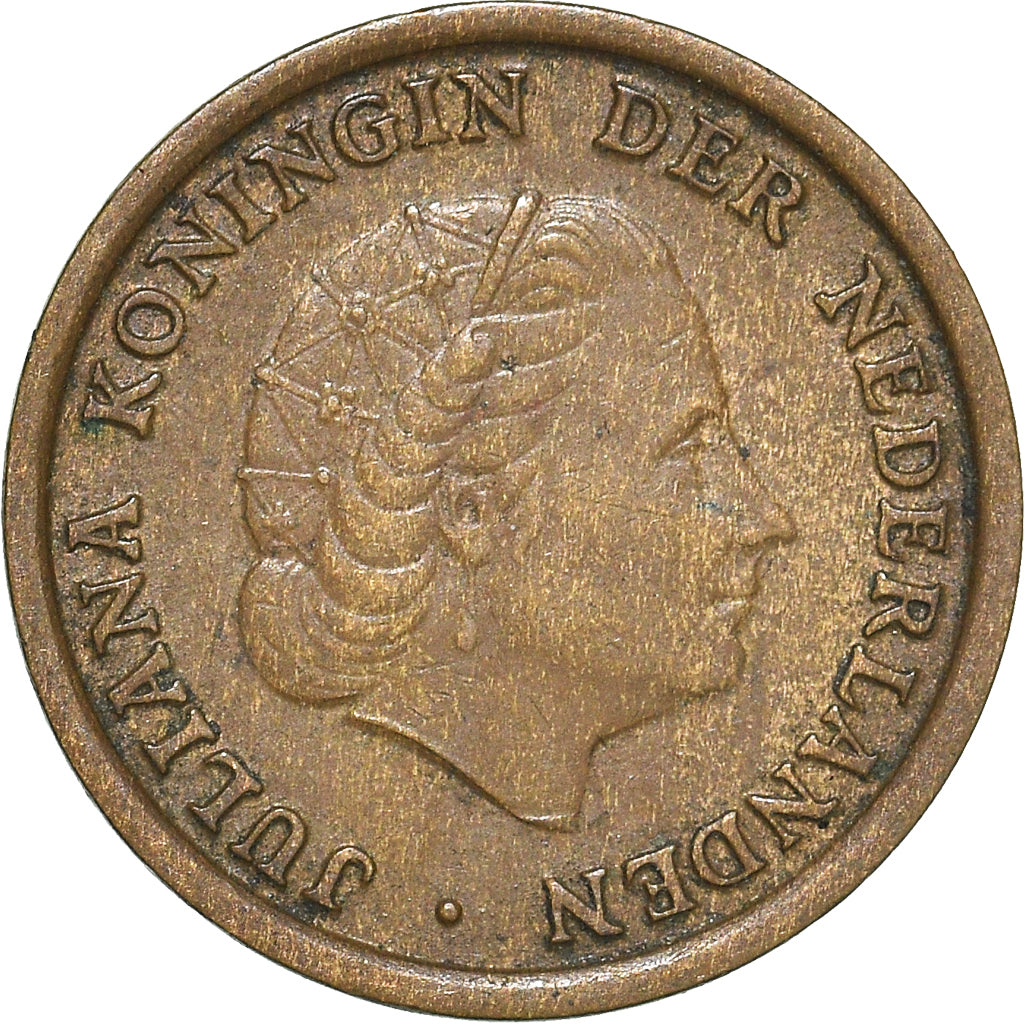 Coin, Netherlands, Cent, 1958
