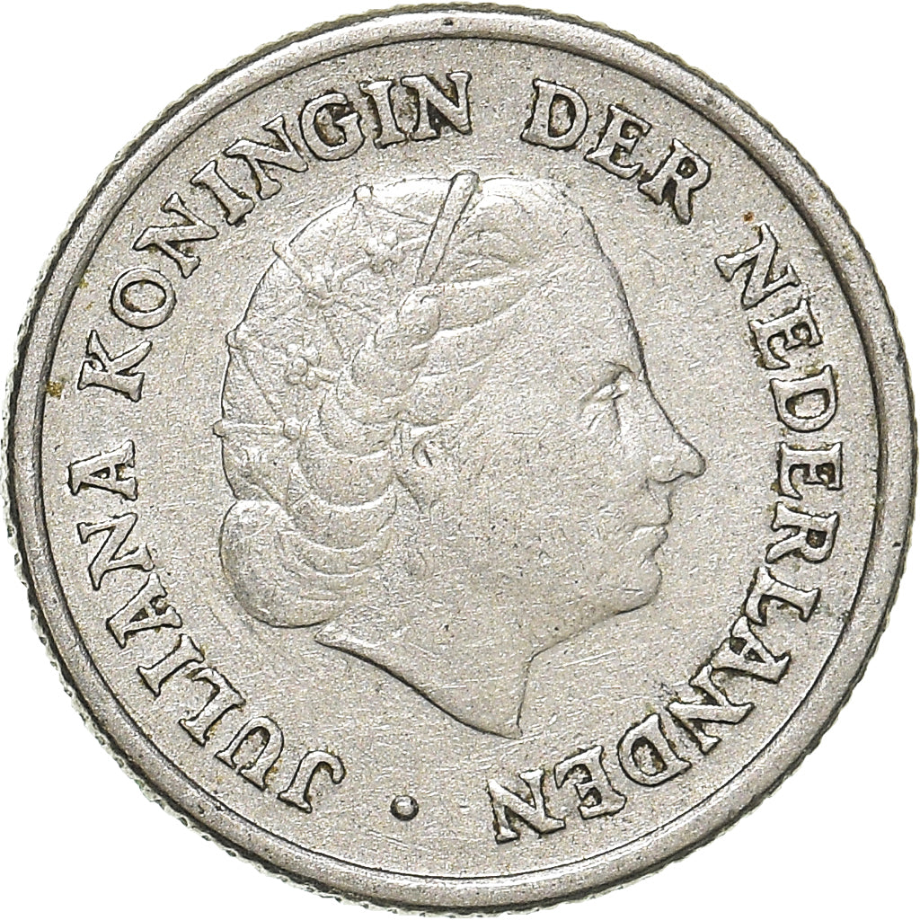 Moeda, Países Baixos, 10 Cents, 1950