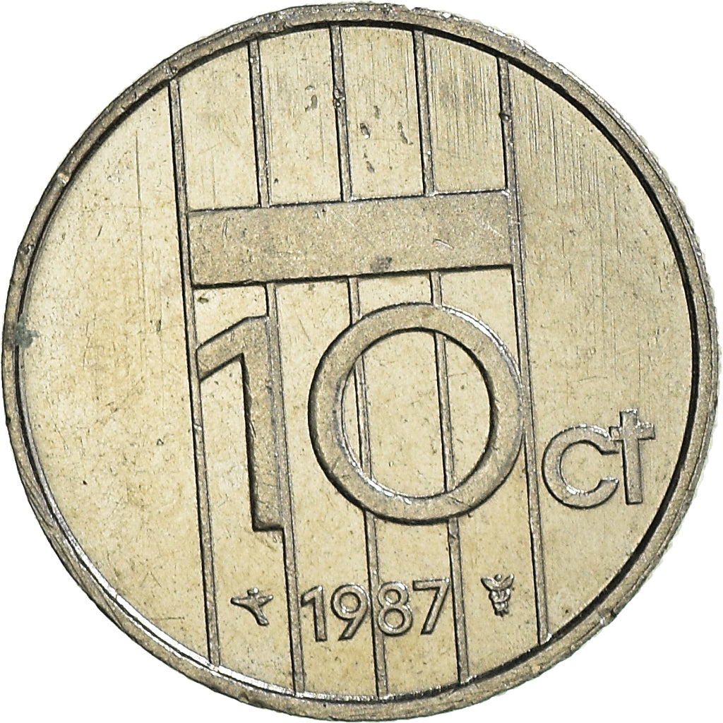Munten, Nederland, 10 Cents, 1987
