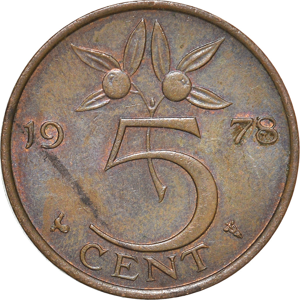 Coin, Netherlands, 5 Cents, 1978