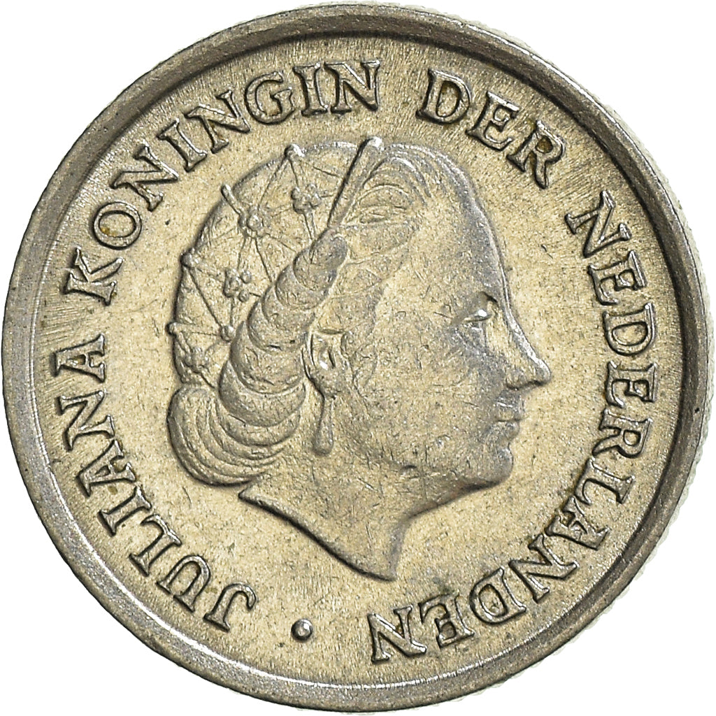 Moeda, Países Baixos, 10 Cents, 1959