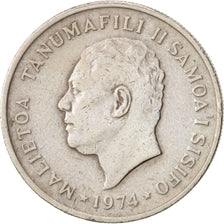 Munten, Samoa, 10 Sene, 1974, ZF, Copper-nickel, KM:15