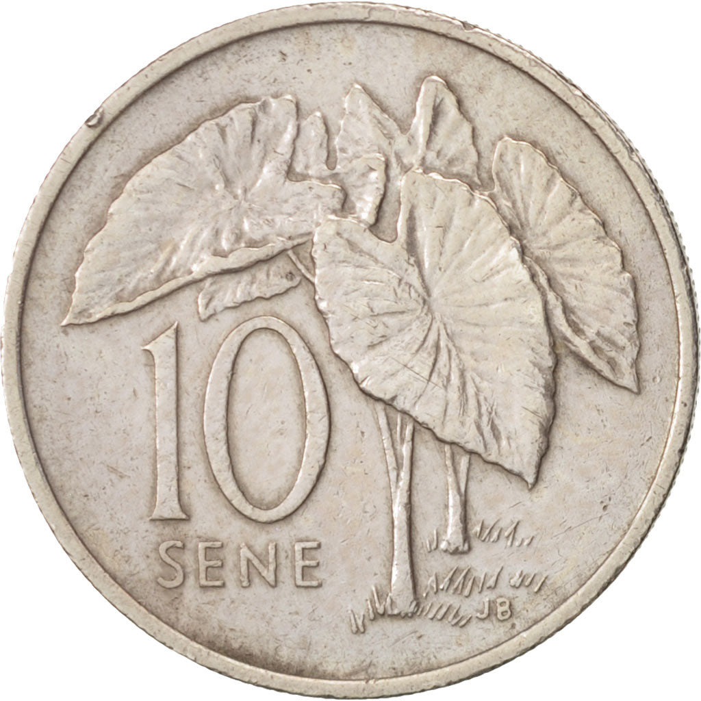 Coin, Samoa, 10 Sene, 1974, EF(40-45), Copper-nickel, KM:15