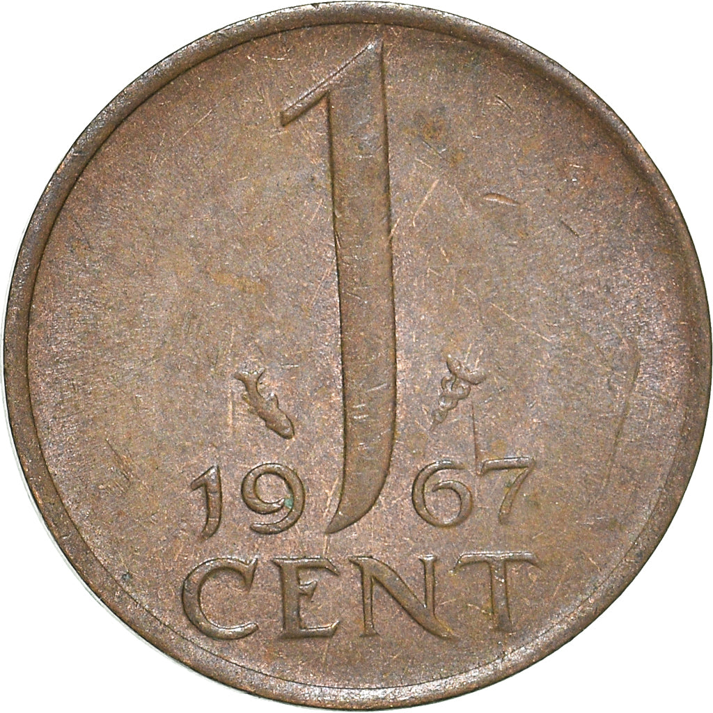 Moeda, Países Baixos, Cent, 1967
