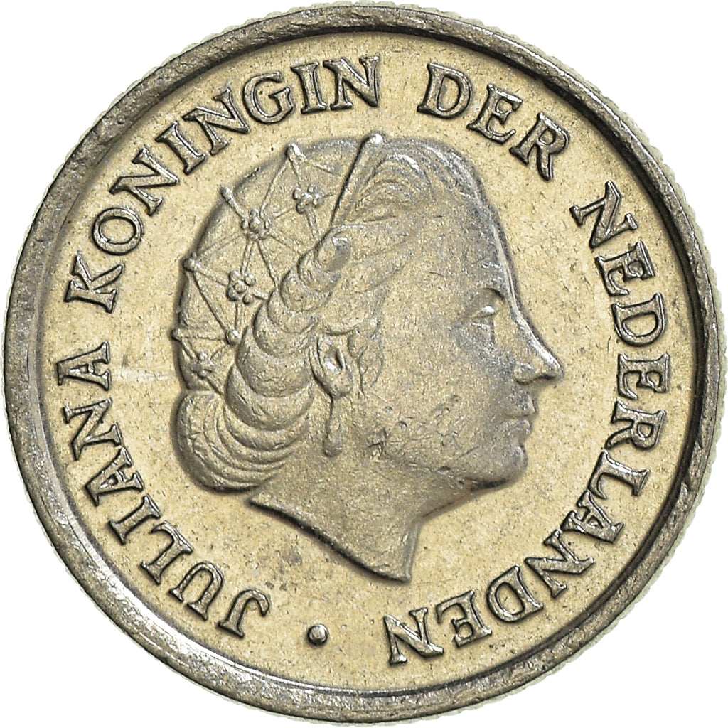 Münze, Niederlande, 10 Cents, 1974