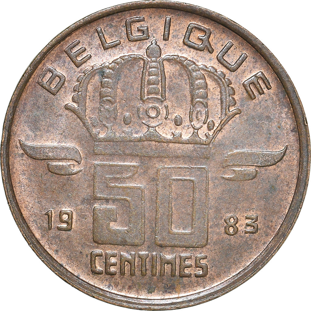 Coin, Belgium, 50 Centimes, 1983