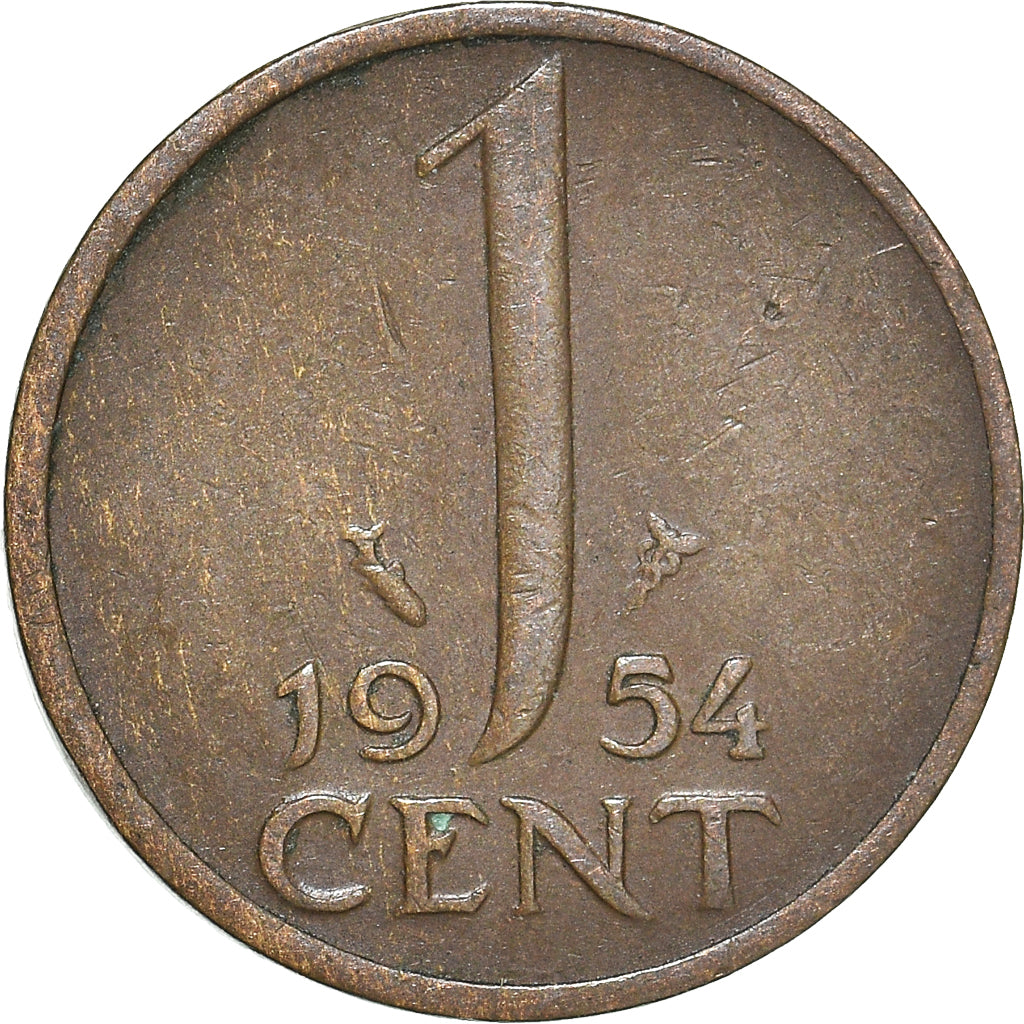 Moneda, Países Bajos, Cent, 1954