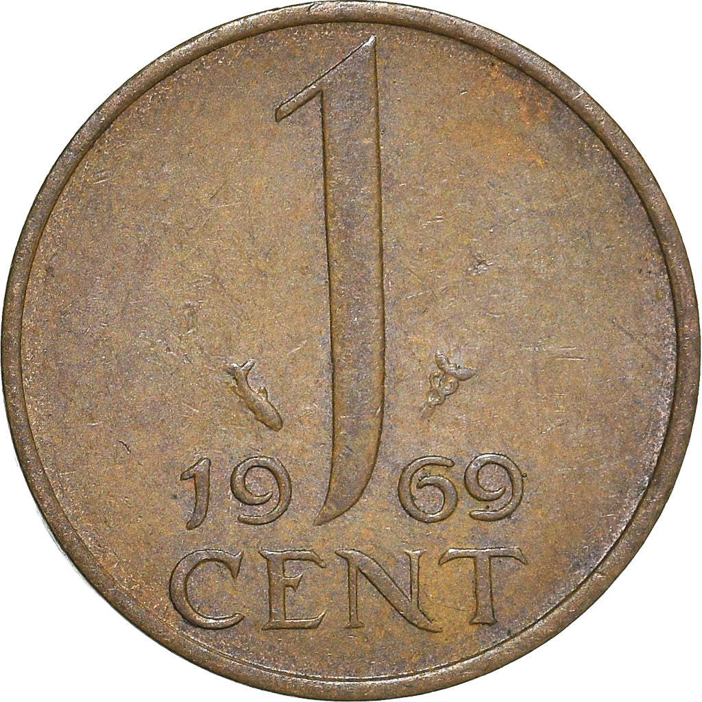 Münze, Niederlande, Cent, 1969