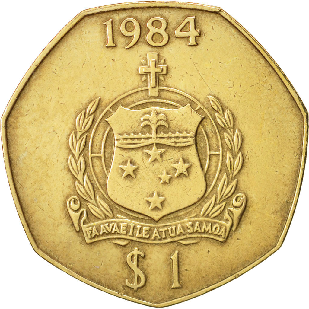 Samoa, Tala, 1984, EF(40-45), Aluminum-Bronze, KM:57