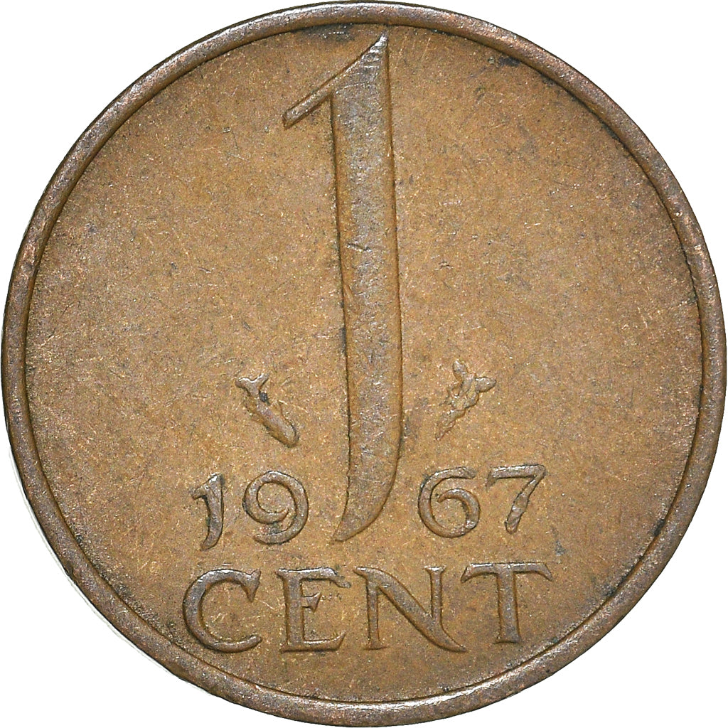 Moneda, Países Bajos, Cent, 1967