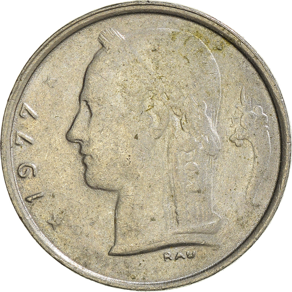 Coin, Belgium, Franc, 1977