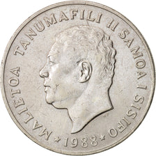 Samoa, 50 Sene, 1988, AU(50-53), Copper-nickel, KM:17