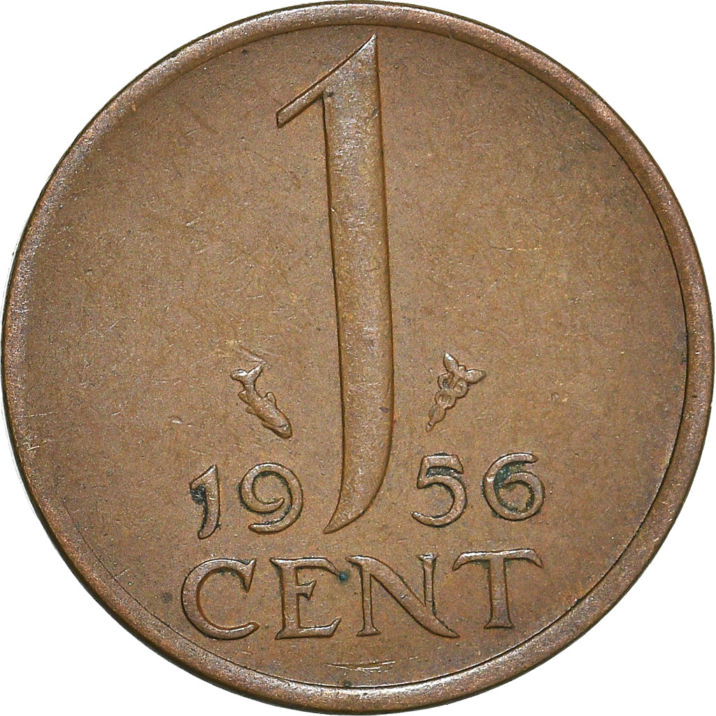 Coin, Netherlands, Cent, 1956